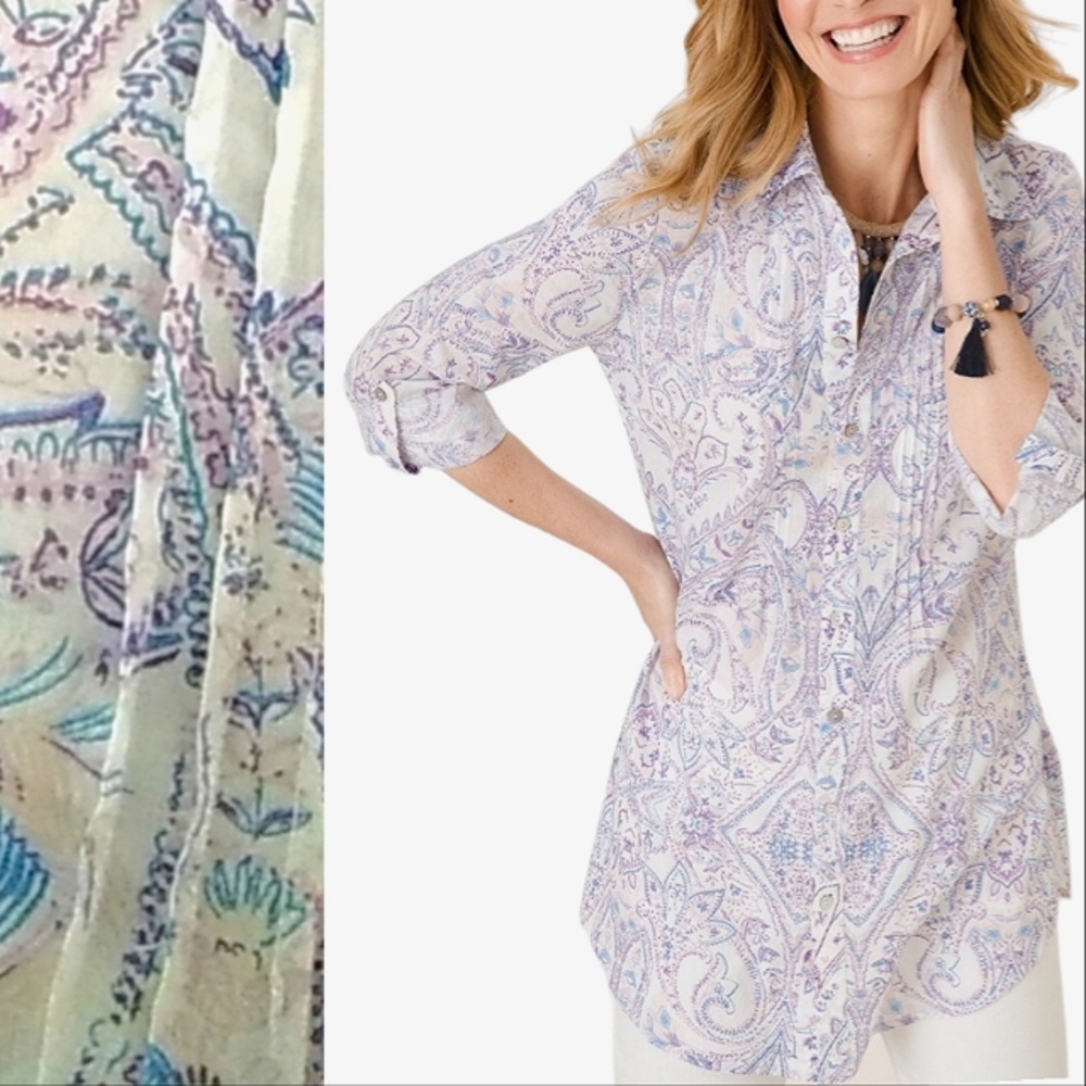 Chico's paisley tunic